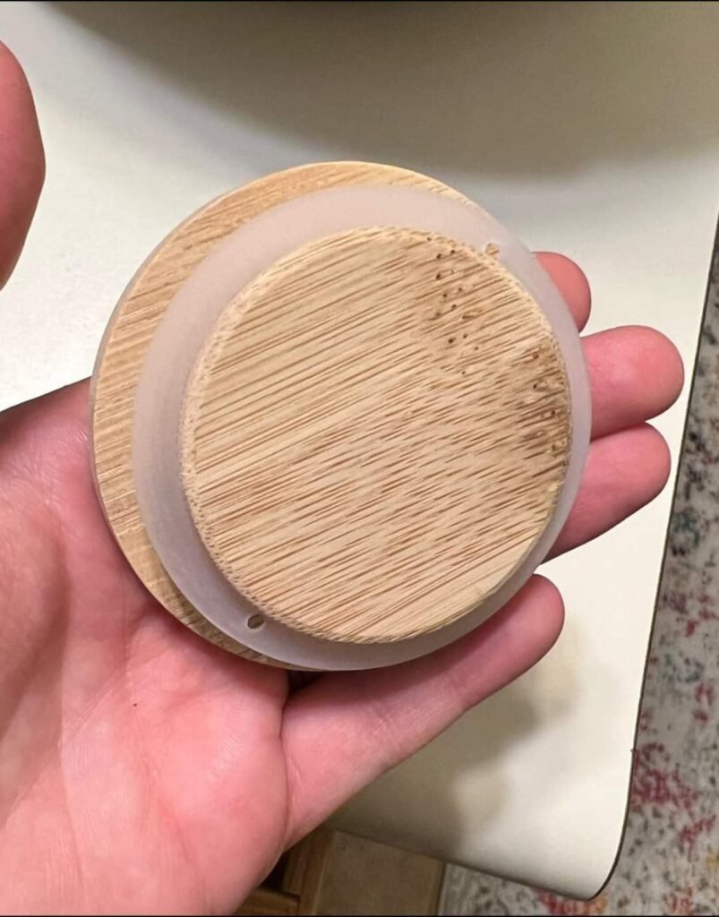 rv kitchen storage using oui yogurt jars