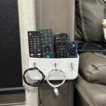 rv remote control organizer wall mounted inside camper