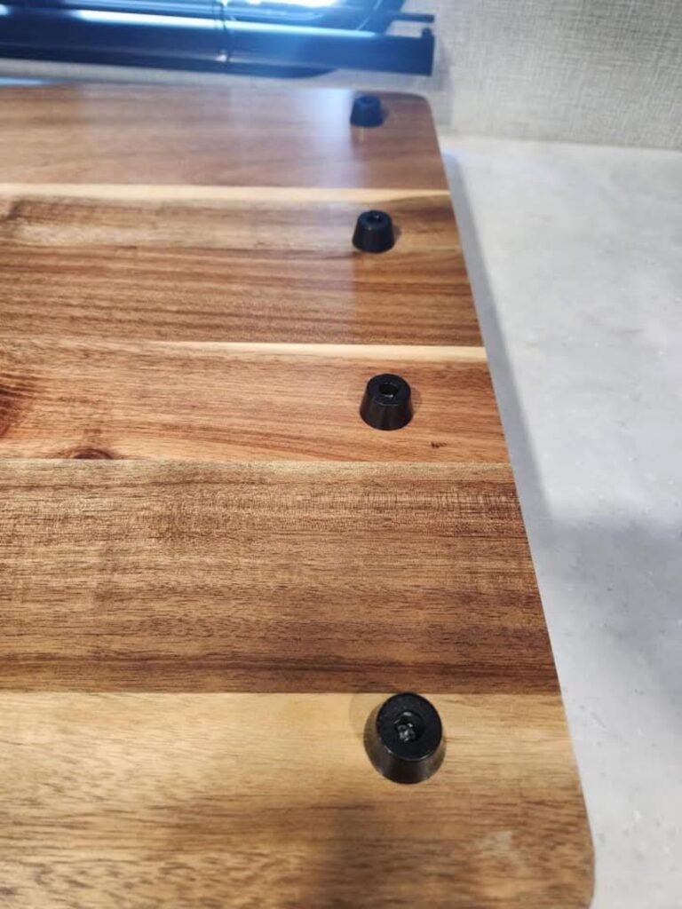 142092 rv kitchen extra counter space cutting board hack
