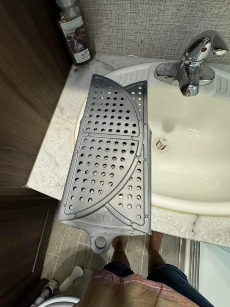 rv sink cover foldable topper small bathroom